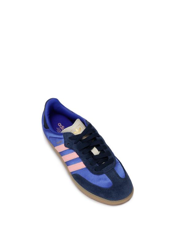 25FW 아디다스 삼바 OG 새틴 스웨이드 스니커즈 JS1317 BLUNINDIGGUM3 LUCBLU NINDIG GUM3 - ADIDAS