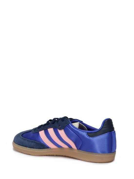 25FW 아디다스 삼바 OG 새틴 스웨이드 스니커즈 JS1317 BLUNINDIGGUM3 LUCBLU NINDIG GUM3 - ADIDAS