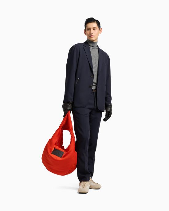 25FW 엠포리오 아르마니 스웨터 EM002025 AF14195 FB067 Blue - EMPORIO ARMANI