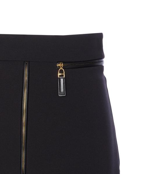 25FW 엘리자베타프랜치 미디 스커트 GO13456E2 110 Black - ELISABETTA FRANCHI