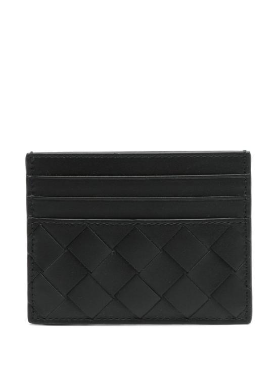 25FW 보테가베네타 인트레치아토 카드 지갑 795612VCPQ3 8803 Black - BOTTEGA VENETA