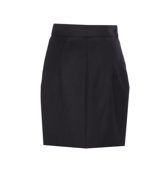 25FW 엘리자베타프랜치 미디 스커트 GO12656E2 110 Black - ELISABETTA FRANCHI