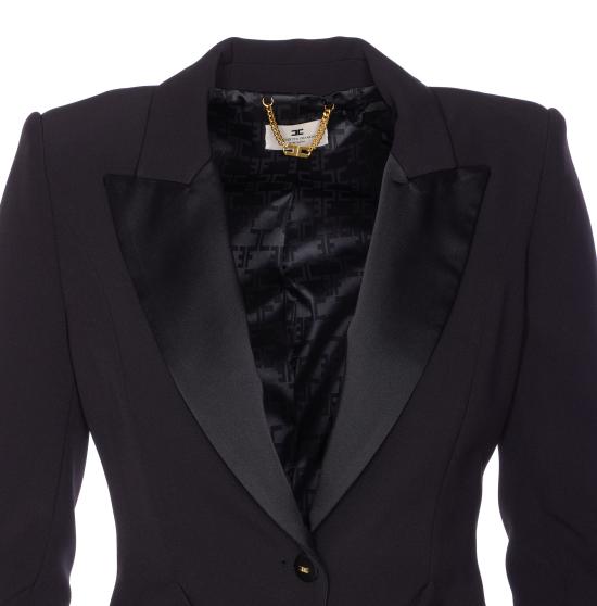 25FW 엘리자베타프랜치 수트 자켓 GI15456E2 110 Black - ELISABETTA FRANCHI