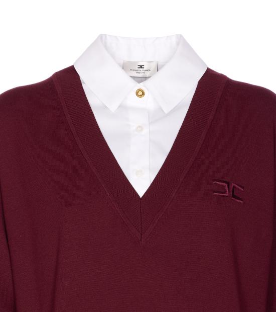 25FW 엘리자베타프랜치 숏 원피스 AM09T56E2 CM4 Red - ELISABETTA FRANCHI