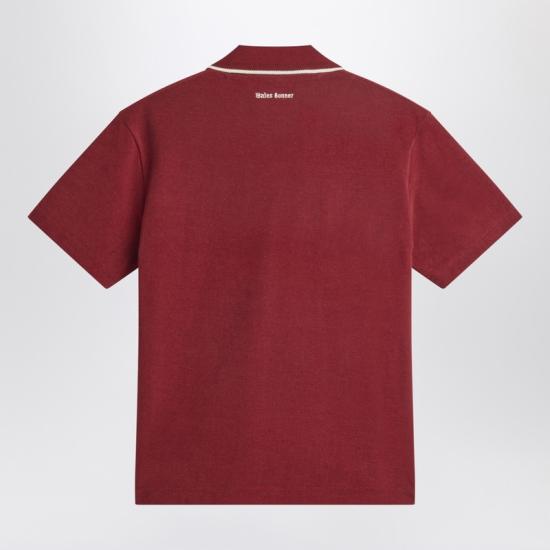  아디다스 X 웨일즈 보너 폴로 티셔츠 JW1122CO Burgundy - ADIDAS X WALES BONNER