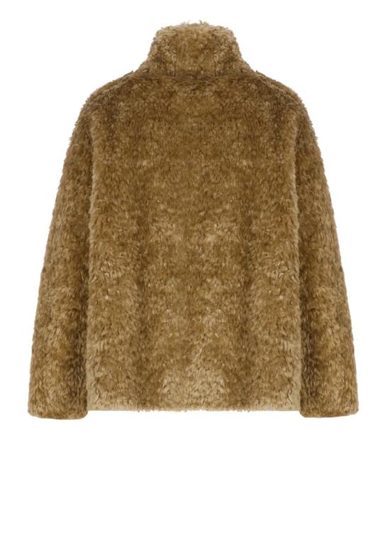 25FW 에르노 하이 카라 포우 퍼 코트  GI000331D124212000 Beige - HERNO