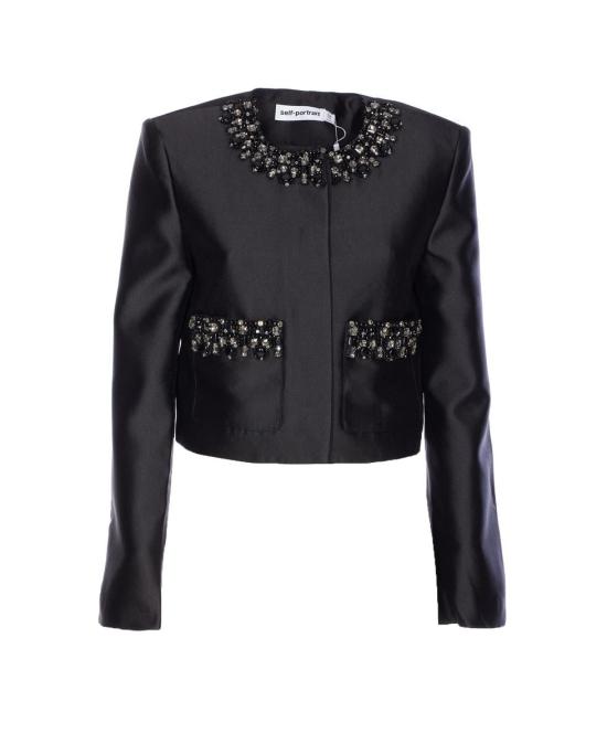 25FW 셀프 포트레이트 자켓 061JBLACK Black