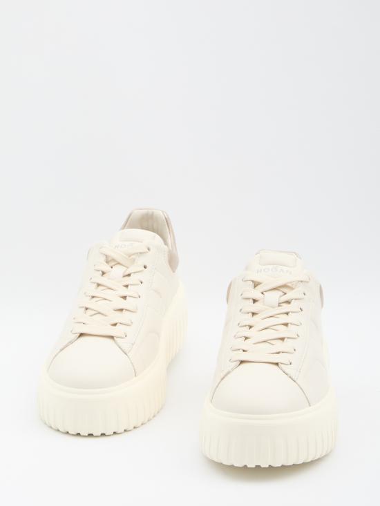 25FW 호간 H-스트라이프 스니커즈 HXW6450FC60 WHITE - HOGAN