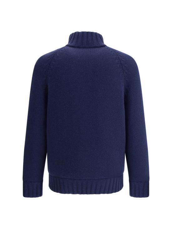 25FW 브루넬로 쿠치넬리 피우마 캐시미어 가디건 MA2300616 CTF15 BLUE - BRUNELLO CUCINELLI