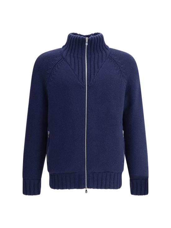 25FW 브루넬로 쿠치넬리 피우마 캐시미어 가디건 MA2300616 CTF15 BLUE