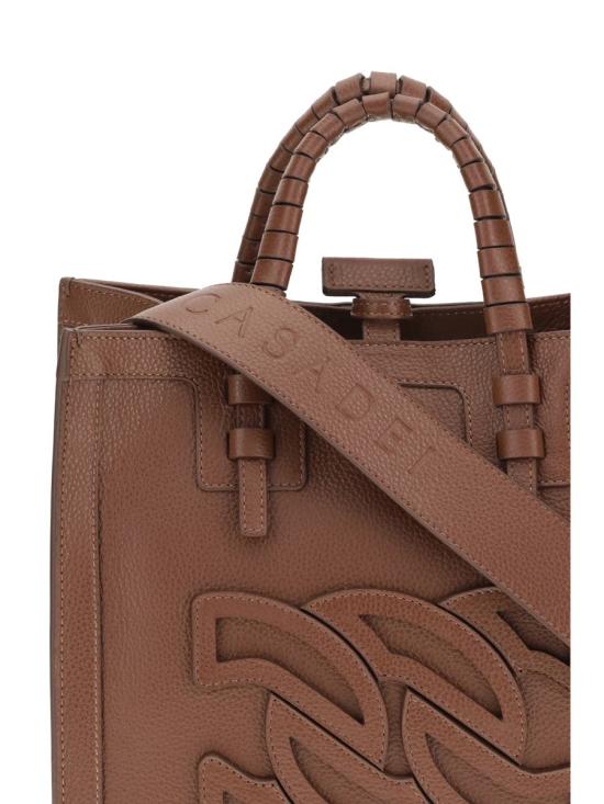 25FW 카사데이 토트백 3W383W0000DEMET2608 SELLA BROWN - CASADEI