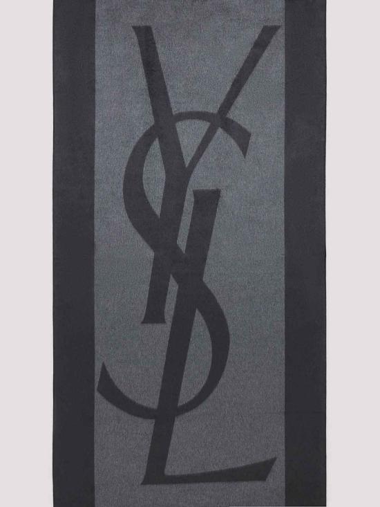 26SS 생로랑 실크 자카드 캐시미어 스카프 7948613Y0091261 Grey - SAINT LAURENT
