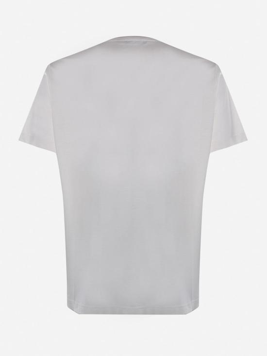 27SS 로로피아나 반팔 티셔츠 FAF61281005 White - LORO PIANA