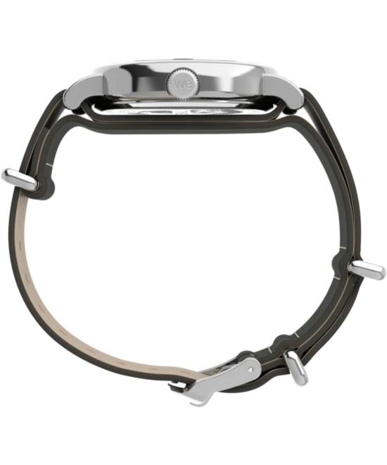  타이맥스 손목시계 타임스 위켄더 40mm 가죽 스트랩 시계 - TIMEX