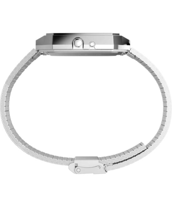  타이맥스 손목시계 Timex Q Timex 1982 Ana Digi Reissue 33mm 스테인리스 스틸 브레이슬릿 시계 - TIMEX