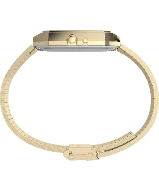  타이맥스 손목시계 Timex Q Timex 1982 Ana Digi Reissue 33mm 스테인리스 스틸 브레이슬릿 시계 - TIMEX