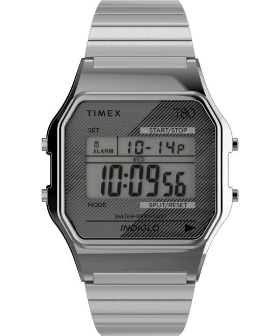  타이맥스 손목시계 Timex T80 34mm 확장 밴드 시계