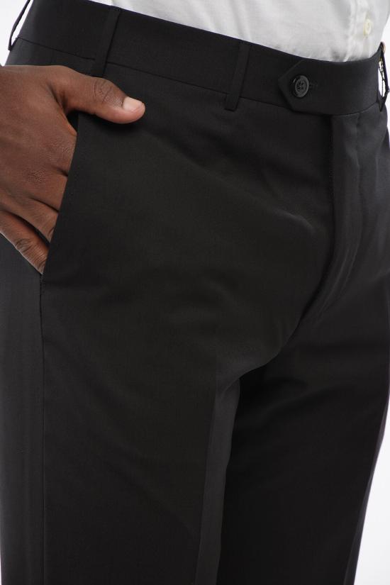  꼬르넬리아니 스트레이트 팬츠 765800 6118119 020 Black - CORNELIANI