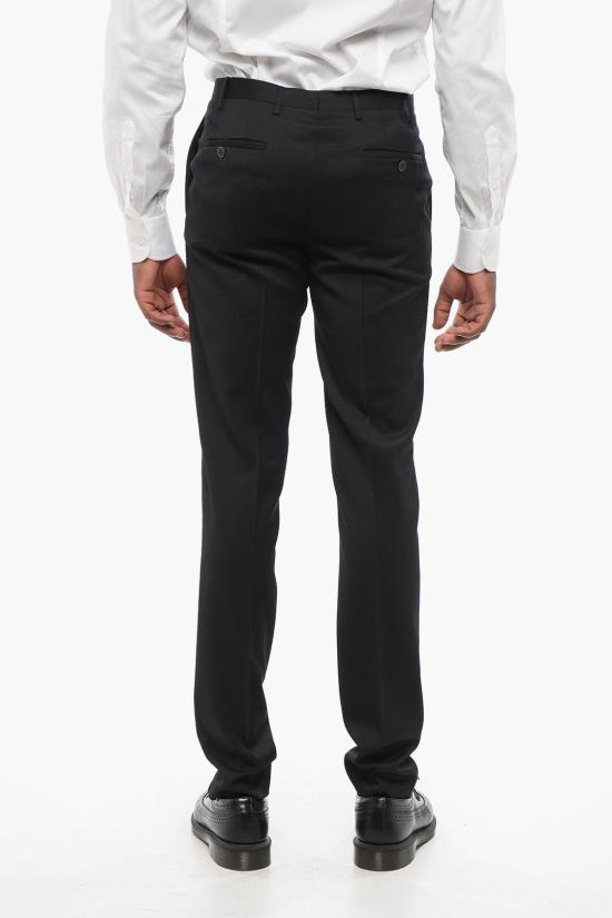  꼬르넬리아니 스트레이트 팬츠 765Z75 5868550 020 Black - CORNELIANI