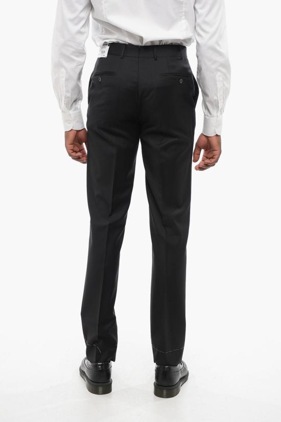  꼬르넬리아니 스트레이트 팬츠 705800 2118158 020 Black - CORNELIANI