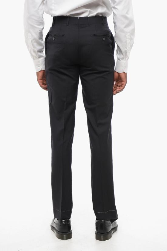  꼬르넬리아니 스트레이트 팬츠 725800 2818120 001 Black - CORNELIANI
