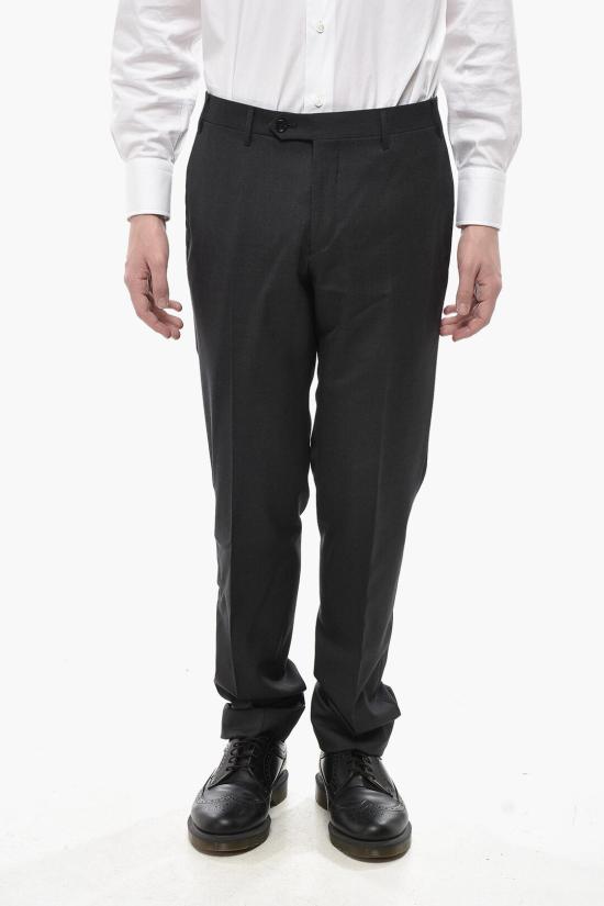  꼬르넬리아니 스트레이트 팬츠 785264 6818060 013 Gray - CORNELIANI