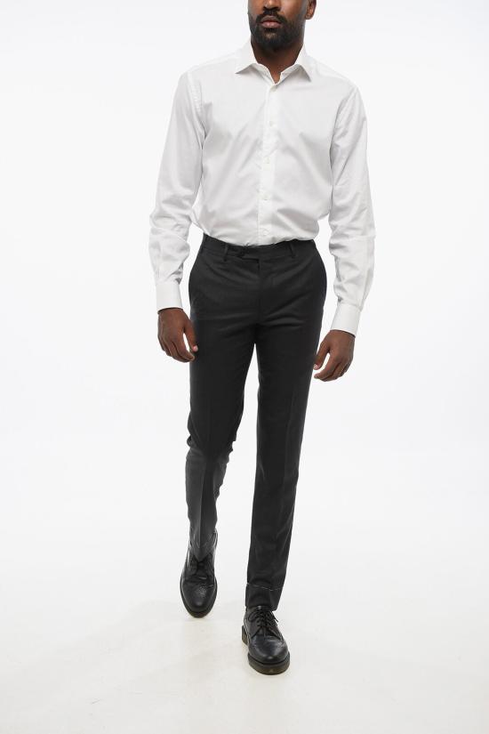  꼬르넬리아니 스트레이트 팬츠 785264 6818060 013 Gray - CORNELIANI