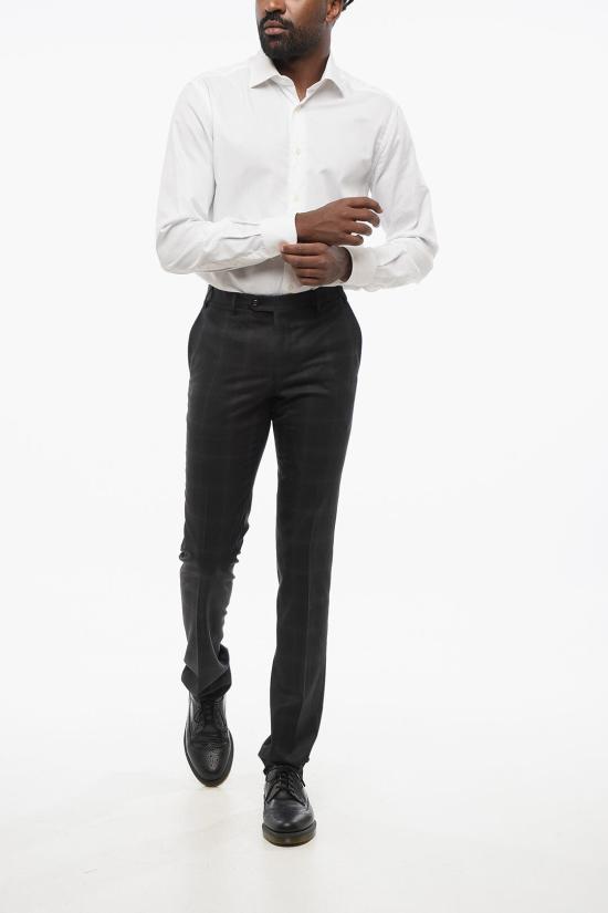  꼬르넬리아니 스트레이트 팬츠 825264 8987071 021 Gray - CORNELIANI