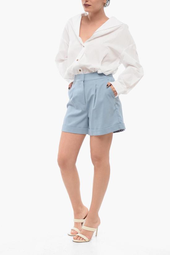  페데리카 토시 숏팬츠 FTE24SH1030TE0138 1263 Light blue - FEDERICA TOSI