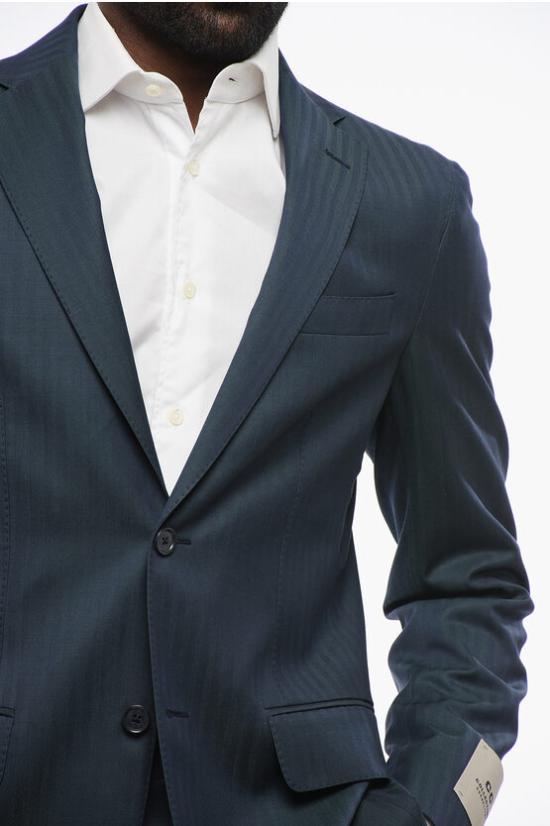  꼬르넬리아니 수트 세트 25NZ35 2537306 003 Blue - CORNELIANI