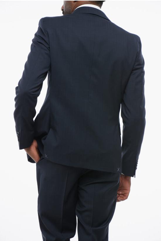  꼬르넬리아니 수트 세트 257Z2Z 2537390 001 Blue - CORNELIANI