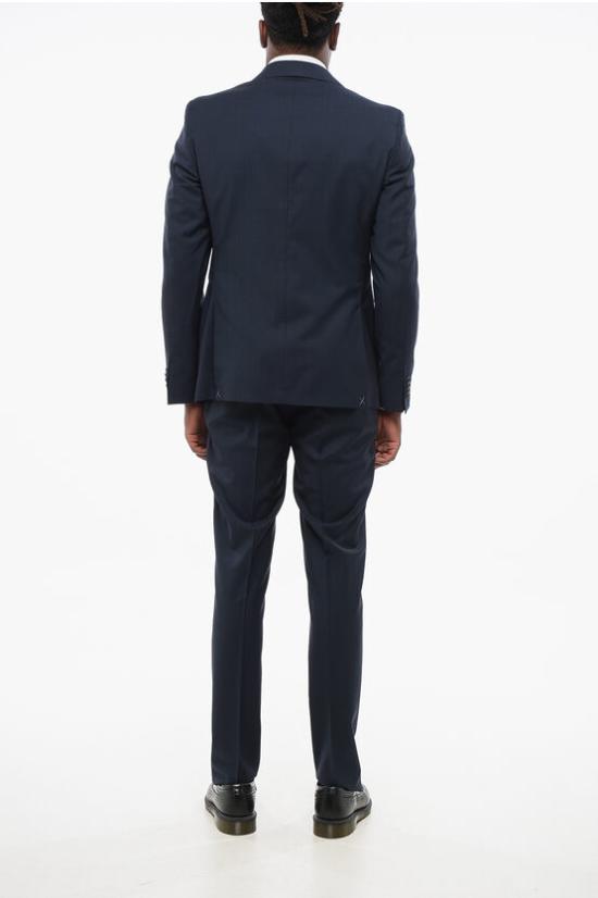  꼬르넬리아니 수트 세트 257Z2Z 2537390 001 Blue - CORNELIANI