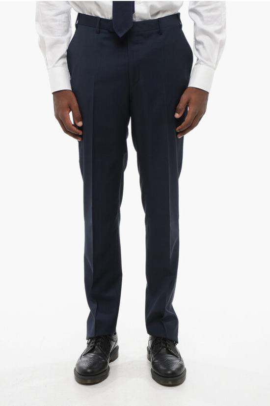  꼬르넬리아니 수트 세트 257Z2Z 2537390 001 Blue - CORNELIANI