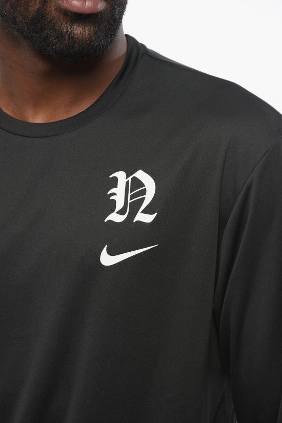  나이키 긴팔 티셔츠 NESSF474 001 Black - NIKE