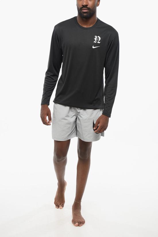  나이키 긴팔 티셔츠 NESSF474 001 Black - NIKE