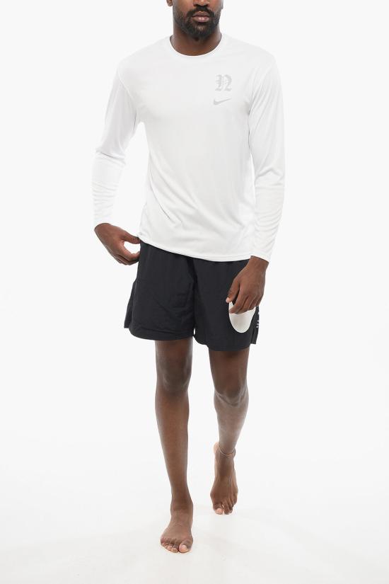  나이키 긴팔 티셔츠 NESSF474 100 White - NIKE