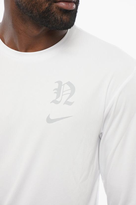 나이키 긴팔 티셔츠 NESSF474 100 White - NIKE