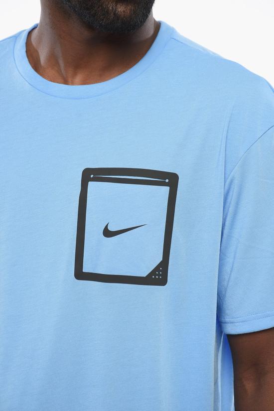  나이키 반팔 티셔츠 NESSF506 438 Blue - NIKE