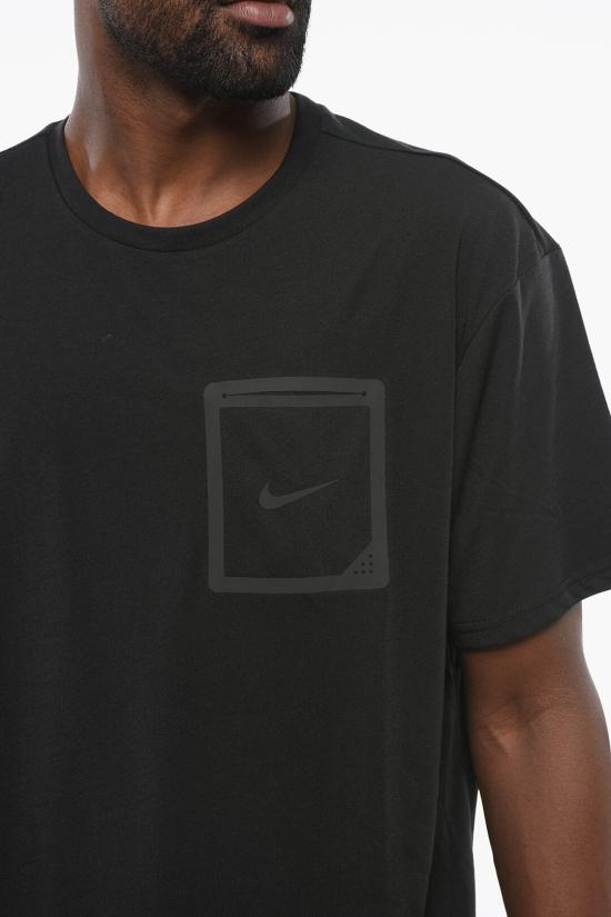  나이키 반팔 티셔츠 NESSF506 001 Black - NIKE