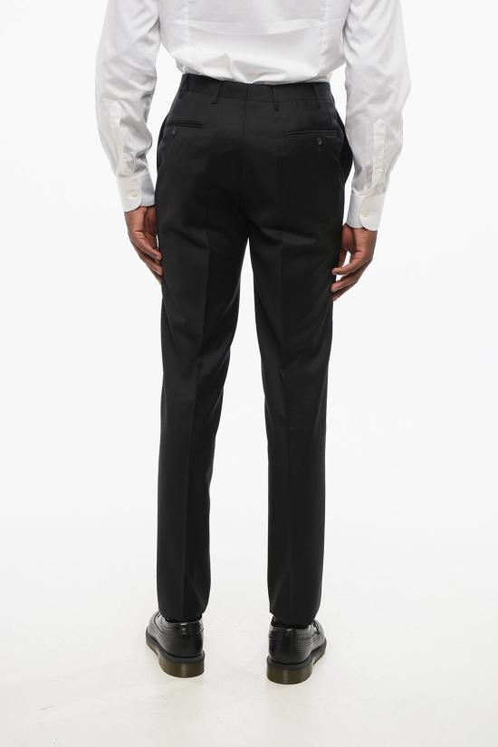  꼬르넬리아니 스트레이트 팬츠 785Z2Z 6838233 020 Black - CORNELIANI