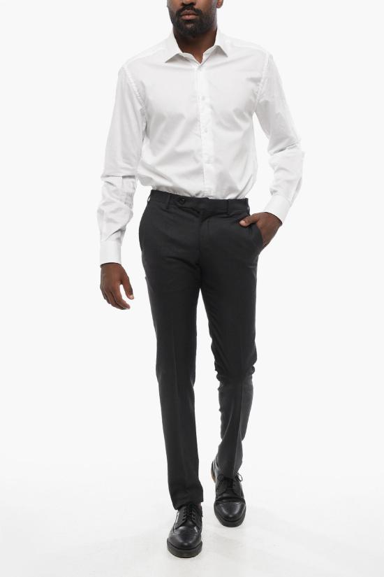  꼬르넬리아니 스트레이트 팬츠 835279 9118060 013 Gray - CORNELIANI