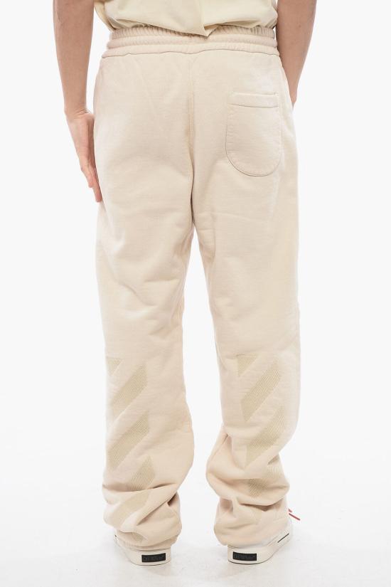  오프화이트 스트레이트 팬츠 OMCH054S24FLE0030301 Beige - OFF WHITE