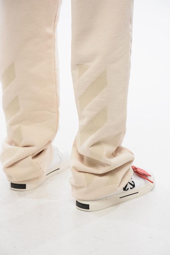  오프화이트 스트레이트 팬츠 OMCH054S24FLE0030301 Beige - OFF WHITE