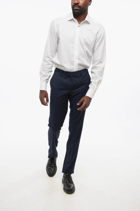 꼬르넬리아니 스트레이트 팬츠 915T00 3198150 002 Blue - CORNELIANI
