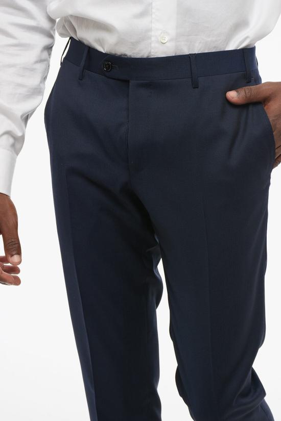  꼬르넬리아니 스트레이트 팬츠 915T00 3198150 002 Blue - CORNELIANI