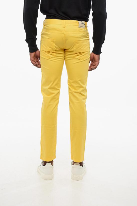  꼬르넬리아니 스트레이트 팬츠 7347B1 3120179 007 Yellow - CORNELIANI