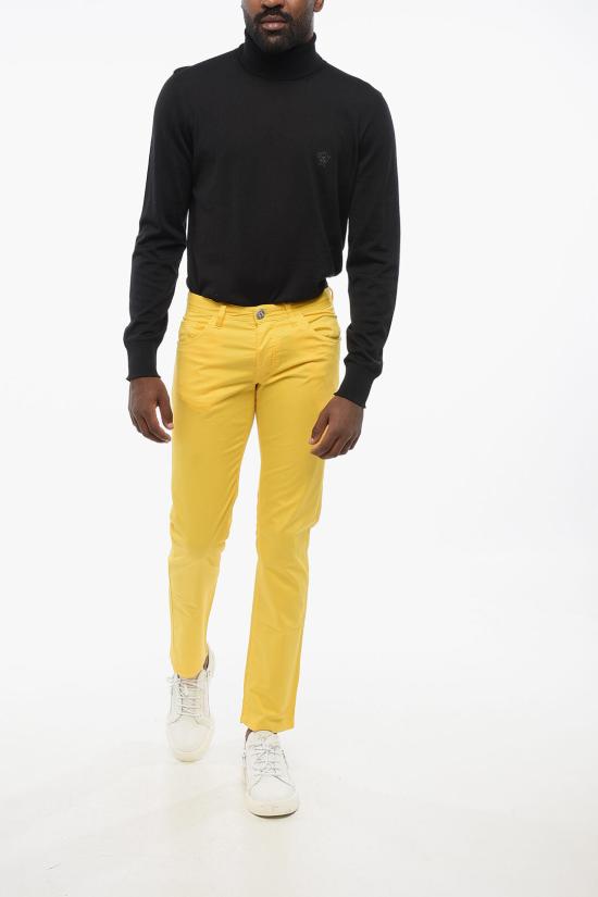  꼬르넬리아니 스트레이트 팬츠 7347B1 3120179 007 Yellow - CORNELIANI