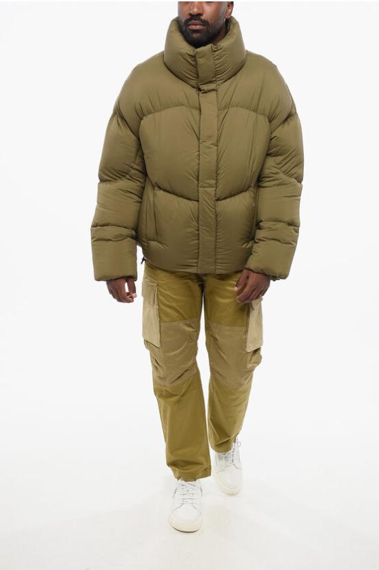  베이컨 숏패딩 BACPIGIA461 CARGO Military Green - BACON