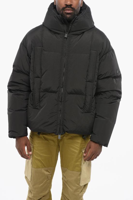  베이컨 숏패딩 BACPIGIU472 BLACK Black