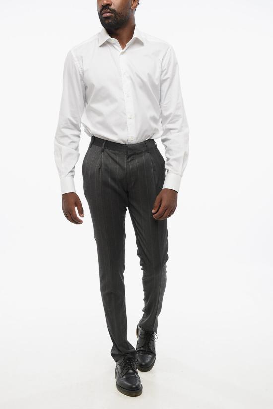  꼬르넬리아니 스트레이트 팬츠 905Z33 2867563 013 Gray - CORNELIANI